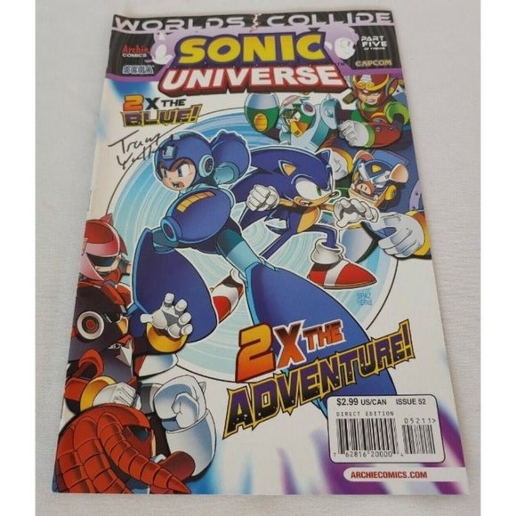 Sonic Universe Comic Books #52 Worlds Collide 5 of 12 July 2013 Signed Issue - Picture 2 of 10
